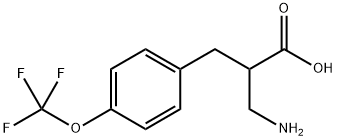 3-氨基-2-(4-(三氟甲氧基)苄基)丙酸 结构式