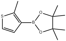 2-甲基噻吩-3-硼酸频哪醇酯 结构式