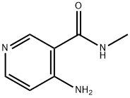 3-PYRIDINECARBOXAMIDE, 4-AMINO-N-METHYL- 结构式