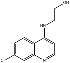 2-(7-CHLOROQUINOLIN-4-YLAMINO)ETHANOL 结构式
