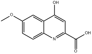 4-肼基-6-甲氧基喹啉-2-羧酸 结构式