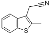 3-CYANOMETHYL-2-METHYLBENZO[B]THIOPHENE 结构式
