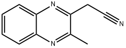 2-(3-甲基喹喔啉-2-基)乙腈 结构式