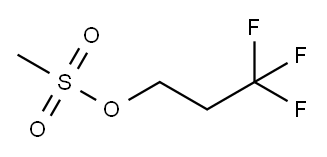 3,3,3-三氟丙基甲磺酸酯 结构式