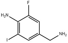 4-(aMinoMethyl)-2-fluoro-6-iodoaniline 结构式