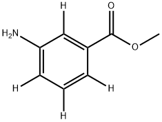 Methyl 3-AMinobenzoate--d4 结构式