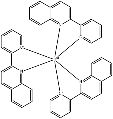 IR(2-PHQ)3 结构式