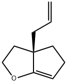 (R)-5-烯丙基-2-氧杂双环[3.3.0]辛-8-烯 结构式