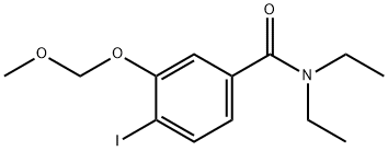 N,N-DIETHYL-4-IODO-2-(METHOXY-METHOXY)-BENZAMIDE 结构式