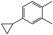 Benzene, 4-cyclopropyl-1,2-diMethyl- 结构式