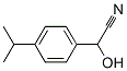 2-羟基-2-[4-(丙-2-基)苯基]乙腈 结构式