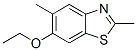 Benzothiazole, 6-ethoxy-2,5-dimethyl- (7CI) 结构式