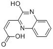 3-(3-羟基喹喔啉-2-基)丙烯酸 结构式