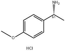 (R)-(+)-1-(4-甲氧基苯基)乙胺盐酸盐 结构式