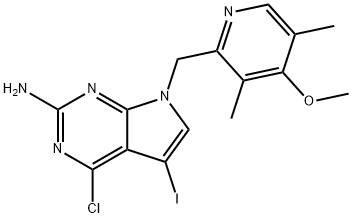 碘代嘧啶并吡咯 结构式