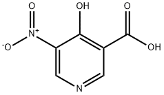 4-羟基-5-硝基烟酸 结构式