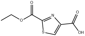 2,4-噻唑二羧酸 2-乙酯 结构式