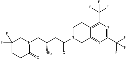 吉格列汀酒石酸盐 结构式