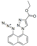 1-(8-Azidonaphthalen-1-yl)-1H-1,2,3-triazole-4-carboxylic acid ethyl ester 结构式