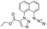 1-(8-Azidonaphthalen-1-yl)-1H-1,2,3-triazole-5-carboxylic acid ethyl ester 结构式
