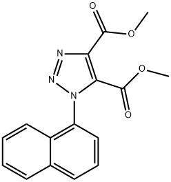 1-(1-Naphtyl)-1H-1,2,3-triazole-4,5-dicarboxylic acid dimethyl ester 结构式