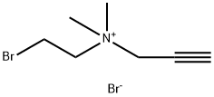 2-(N,N-二甲基-N-炔丙基溴化铵)-1-溴乙烷 结构式