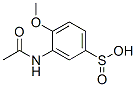 3-acetamido-4-methoxy-benzenesulfinic acid 结构式