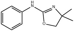 4,4-DIMETHYL-N-PHENYL-4,5-DIHYDROOXAZOL-2-AMINE 结构式