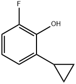 Phenol,  2-cyclopropyl-6-fluoro- 结构式