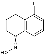 (E)-5-氟-3,4-二氢萘-1(2H) - 酮肟 结构式