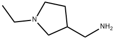 3-(乙基氨基甲基)吡咯烷 结构式