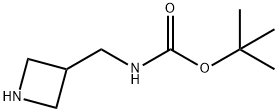 3-Boc-氨甲基氮杂环丁烷 结构式