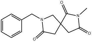 2,7-Diazaspiro[4.4]nonane-1,3,8-trione, 2-Methyl-7-(phenylMethyl)- 结构式