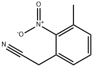 2-(3-甲基-2-硝基苯基)乙腈 结构式