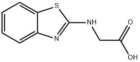 2-[(1,3-苯并噻唑-2-基)氨基]乙酸 结构式
