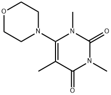 1,3,5-TRIMETHYL-6-MORPHOLINO-URACIL 结构式