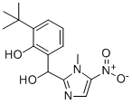 alpha-(3-(1,1-Dimethylethyl)-2-hydroxyphenyl)-1-methyl-5-nitro-1H-imidazole-2-methanol 结构式