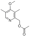 2-(乙酰氧基甲基)-4-甲氧基-3,5-二甲基吡啶 结构式