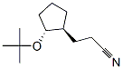 Cyclopentanepropanenitrile, 2-(1,1-dimethylethoxy)-, trans- (9CI) 结构式