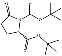 (S)-N-BOC-吡咯烷酮-5-羧酸叔丁酯 结构式