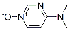 4-Pyrimidinamine, N,N-dimethyl-, 1-oxide (9CI) 结构式