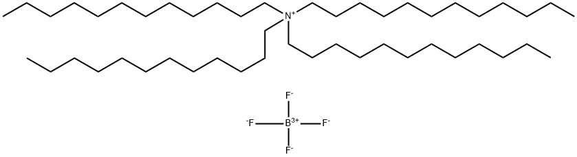 TETRADODECYLAMMONIUM TETRAFLUOROBORATE 结构式