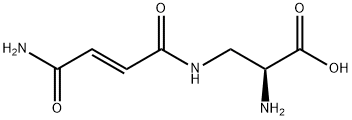 (2S)-2-amino-3-[[(E)-3-carbamoylprop-2-enoyl]amino]propanoic acid 结构式
