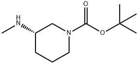 1-N-BOC-3-(S)-甲氨基哌啶 结构式