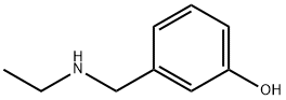 3-[(乙氨基)甲基]苯酚 结构式