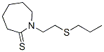 2H-Azepine-2-thione,  hexahydro-1-[2-(propylthio)ethyl]- 结构式