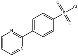 4-Pyrimidin-2-ylbenzenesulphonyl chloride 结构式