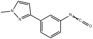 3-(3-异氰基苯)-1-甲基-1H-吡唑 结构式