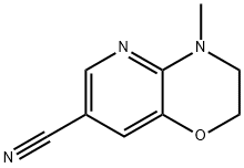 4-甲基-3,4-二氢-2H-吡啶并[3,2-B][1,4]恶嗪-7-甲腈 结构式