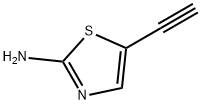 5-乙炔基噻唑-2-胺 结构式